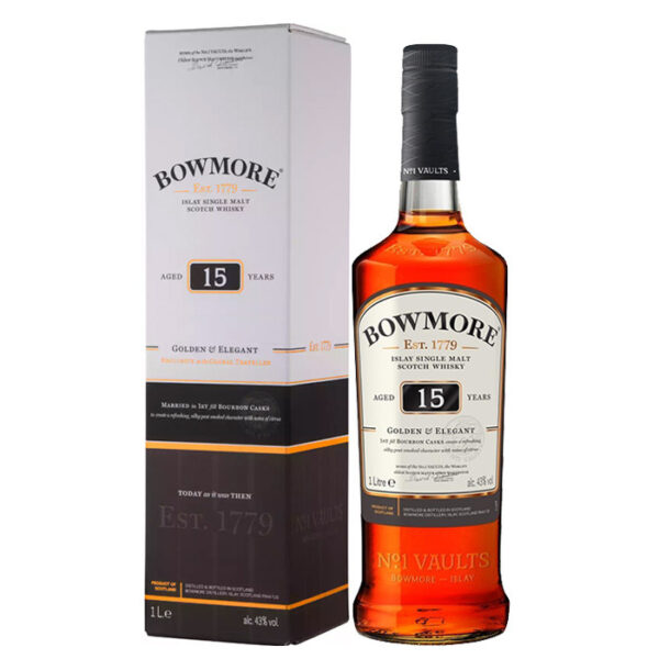 BOWMORE 15Y GOLDEN & ELEGANT[1000ml]